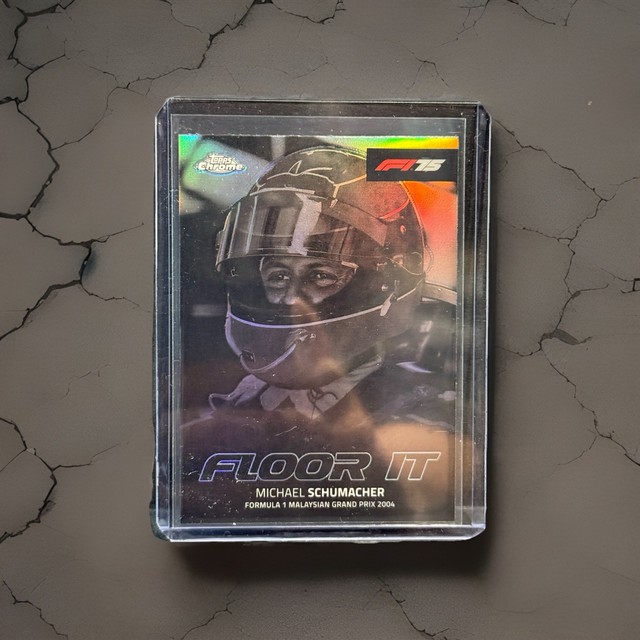 2025 Topps Chrome Formula 1 F1 Legend Michael Schumacher Floor It Refractor