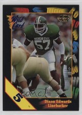 1991 Wild Card Draft 5 Stripe Dixon Edwards #100 Rookie RC 0dp1. rookie card picture