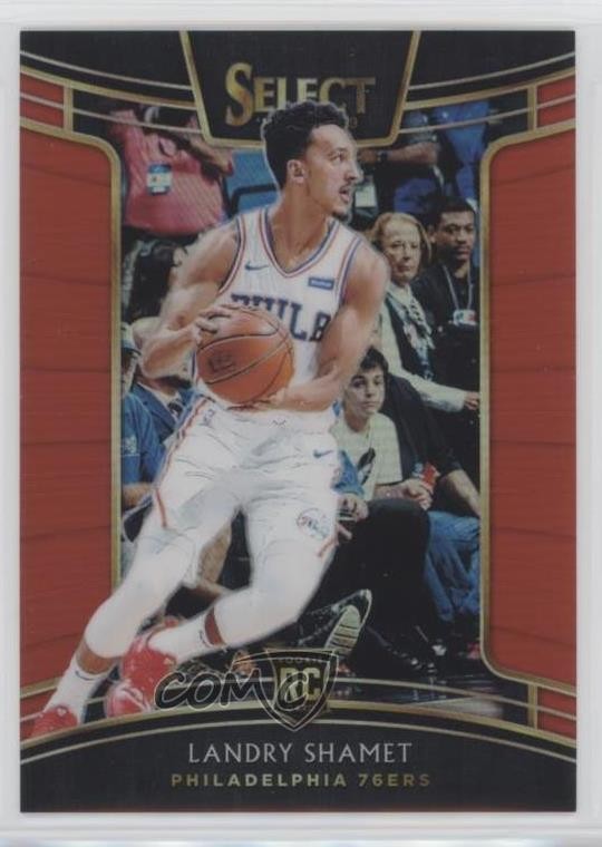 2018-19 Panini Select Concourse Red Prizm 41/199 Landry Shamet #59 0c6v