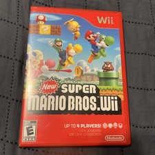 New Super Mario Bros. Wii (Nintendo Wii, 2009) Tested Complete With Manual