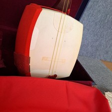 Chuzao Shamisen Japanese Traditional Musical Instrument with Hard Case Bachi Set