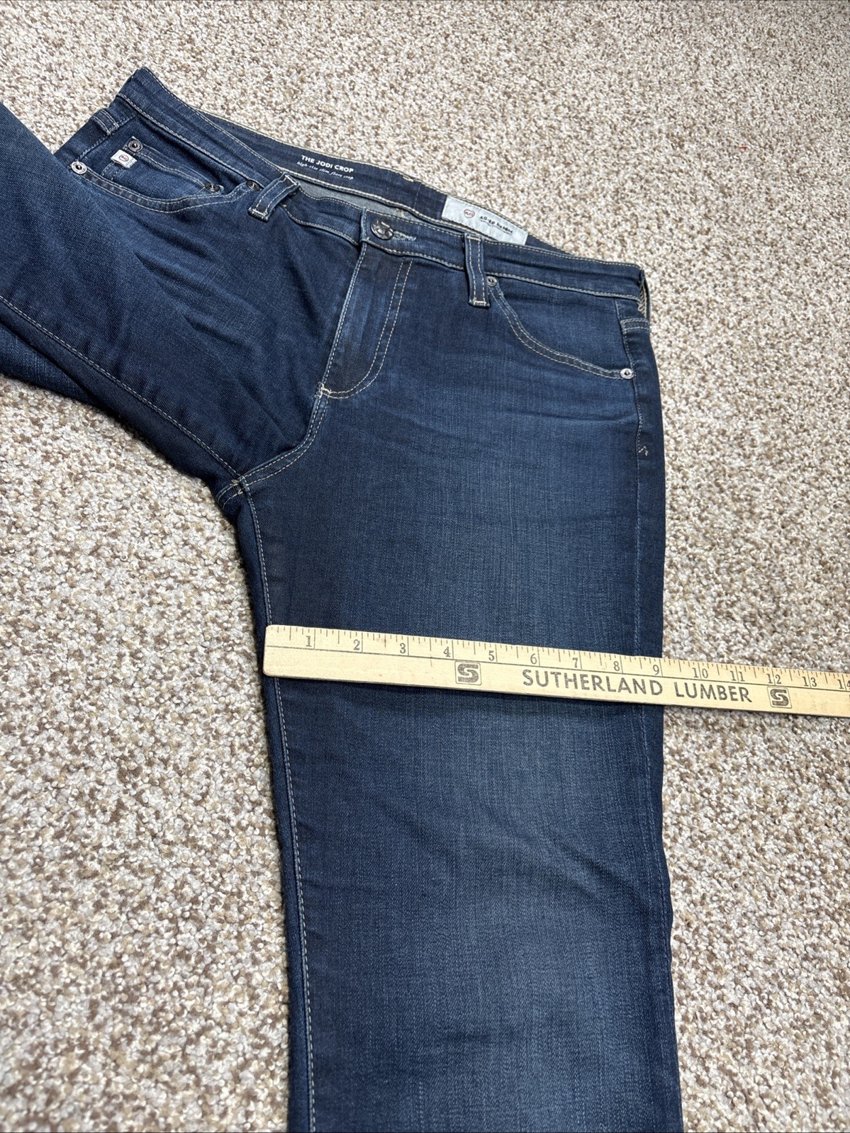 AG Adriano Goldschmied Jeans Womens 28 The Jodi Crop Slim Flare Fits 31 X 26.5 - View 13