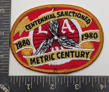 1980 Centennial Sanctioned LAW League of American Wheelmen Bicycle Patch