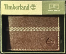 Timberland / MARRONE / Premium vera pelle bi piega con scatola regalo prezzo al dettaglio consigliato $ 55