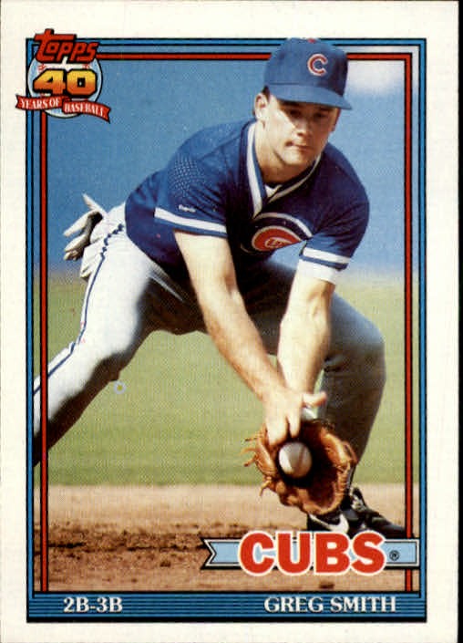 1991 Topps #560 Greg Smith - BB