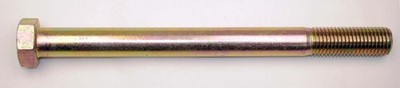 (1) Grade 8 Hex Head 1-8 x 12 Cap Screws Bolts Coarse Yellow Zinc 1'' x 12'' EACH