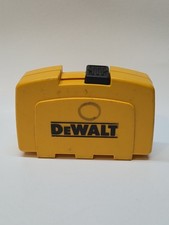 DeWalt Yellow Hard Plastic Drill Bit Case Empty Tool Storage Organizer