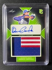 2020 Leaf Perfect Game Pierce Coppola Autographed Patch #8/16 Cubs!!!