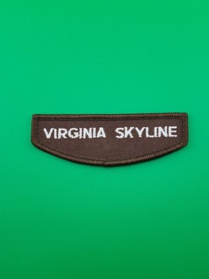 Virginia Skyline Council Brown Patch GS Girl Scouts Of America NEW