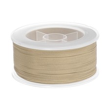 0.02 Inch x 109 Yards Nylon String Bracelet String Braided Nylon Thread Khaki