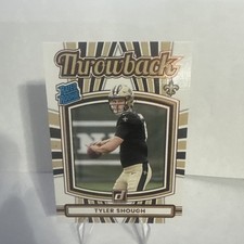 Tyler Shough 2025 Donruss Throwback Rated ROOKIE #21 - New Orleans Saints
