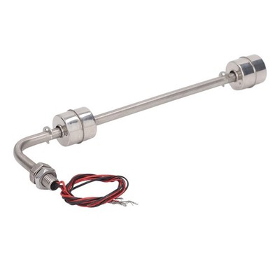 250mm/9.8in Float Water Control Switch Stainless Steel Float Double Point Liquid
