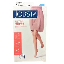Jobst Ultra Sheer Soft Fit Compression Stockings  NATURAL  15-20 MMHG  LARGE