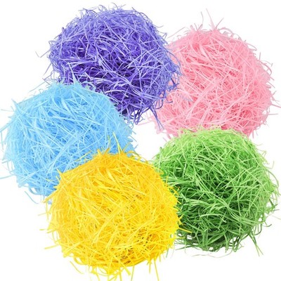 5 PCS 3.3 Lbs Easter Grass Basket Stuffer 5 Color Filler Shred Paper Decor