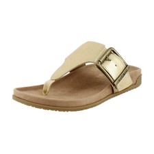 Vionic Emma Women's Sandals Gold Leather Size 8 W