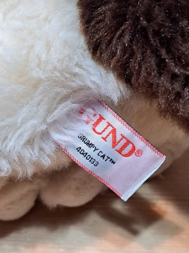 Gund Grumpy Cat Plush Stuffed Animal Kitty 9" Siamese Sitting Blue Eyes - Picture 9 of 11