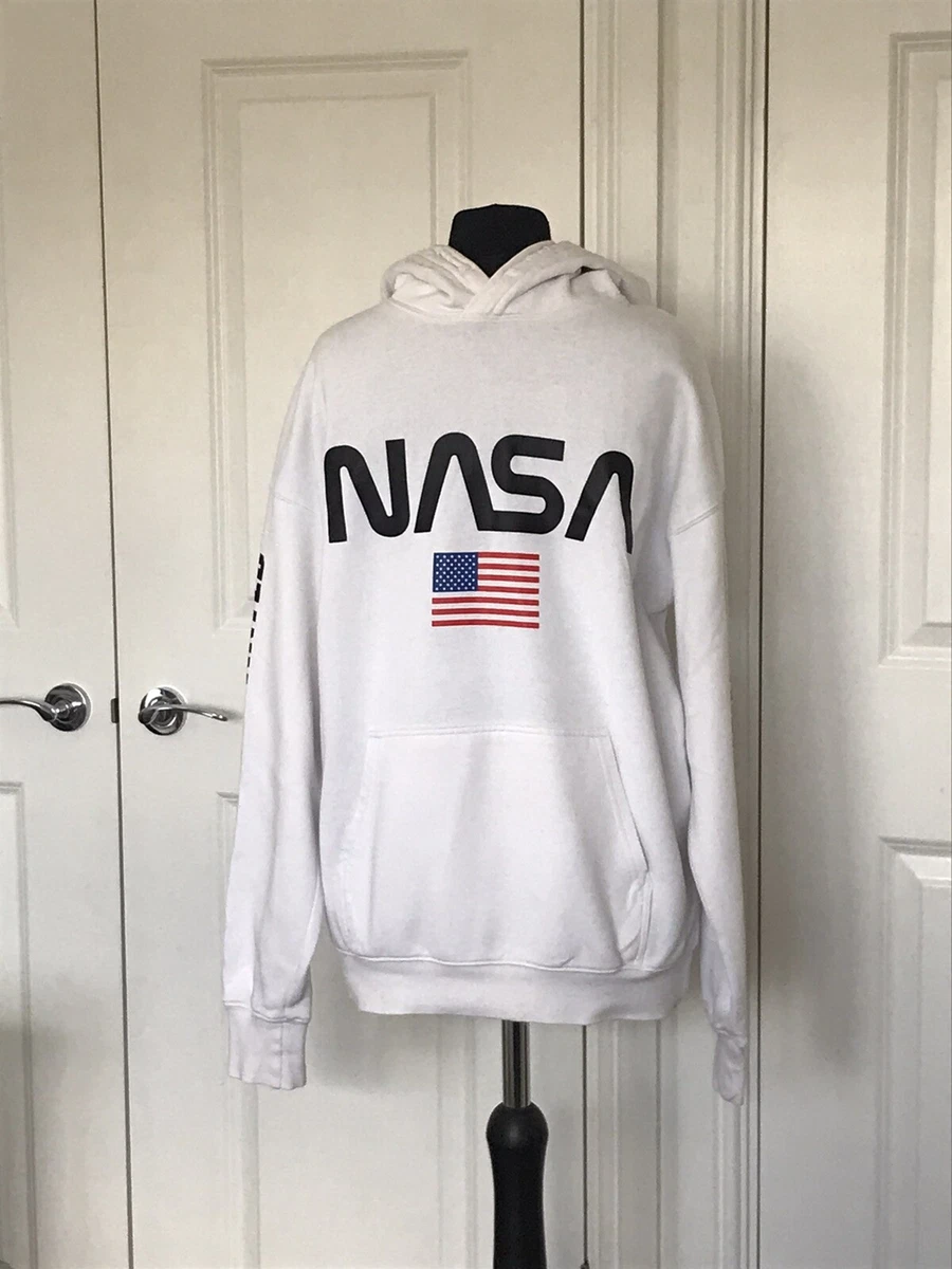 hu0026amp;m Nasa white hoodie boys 12 13 14 | eBay