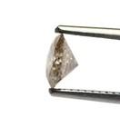 loose round diamond .81ct I2 brown 6.29X3.31mm vintage champagne Natural — photo 6