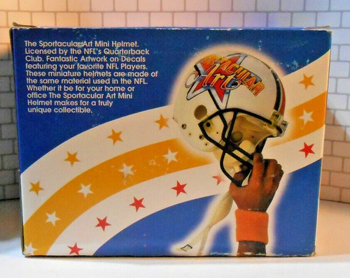 EMMITT SMITH DALLAS COWBOYS VINTAGE MOUNTED MEMORIES SPORTACULAR ART MINI HELMET - Picture 10 of 11