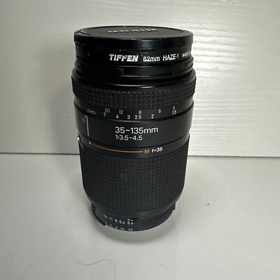 NIKON F NIKKOR 35-135mm 1:3.5-4.5 with Tiffen 62mm Haze-1 Lens Filter