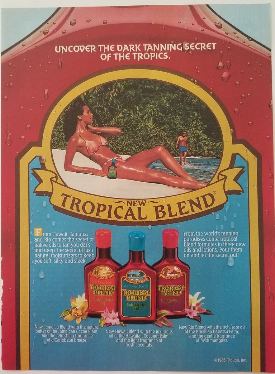 1986 uncover dark tanning secret Tropics tropical Hawaii 1986 uncover dark tanning secret Tropics tropical Hawaii