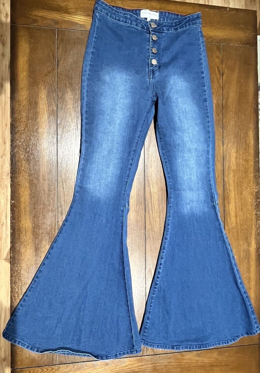 Toast Jeans Ultra Flare Bell Bottom Size Medium S… - image 1