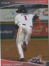 2018 Richmond Flying Squirrels Ronnie Jebavy RC Rookie San Francisco Giants