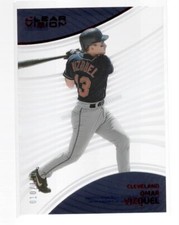 OMAR VIZQUEL 2023 PANINI CHRONICLES CLEAR VISION RED CARD #8  /100