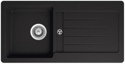 Granitspüle Victory S-VEL 860.10 - deep black, ab 40er Unterschrank NEU