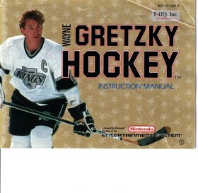 Wayne Gretzky Hockey Nintendo NES 1990 video game original box cartridge booklet