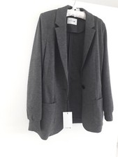 Lacoste Blazer Grey Chine Size Uk 6/ Eu34 £255.0 Bnwt