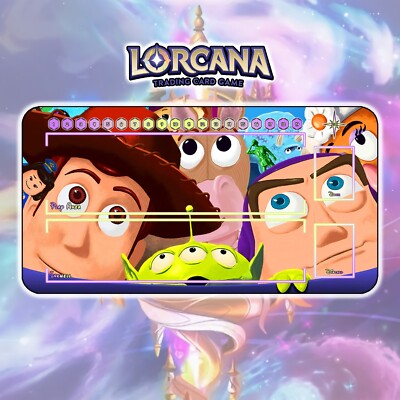 Disney Lorcana Foil Playmat toystory 限定 Playmat Toy Story TCG Lorcana | eBay