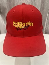 Ed Martin Racing 26 Auto Group Hat Cap Snapback Red Logo 7 Brand EUC