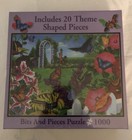 Bits And Pieces Puzzle Studio Puzzle 1000 Pieces Chris Hannon Butterfly Days NEW — photo 2