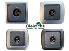 Campervan CBE 12v Socket C-line 12v Cigarette Lighter Type Socket and Frame