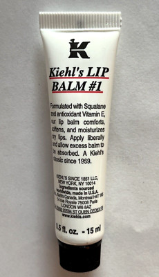 Kiehl's Since 1851 Lip Balm #1 Tube  0.5 oz / 15 ml Kiehls Original