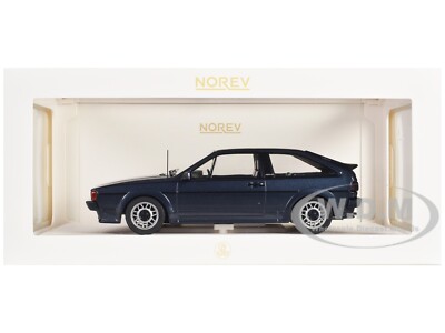 1987 VOLKSWAGEN SCIROCCO SCALA HELIOS BLUE 1/18 DIECAST MODEL BY NOREV 188632