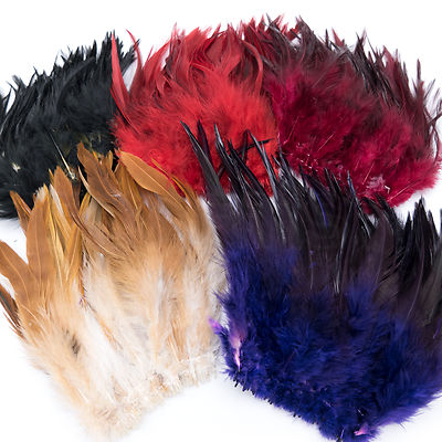 WOOLLY BUGGER SADDLE HACKLE - Hareline Fly Tying Strung Feathers 6'' - 7'' NEW!