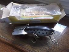Older USA Made Fred Arbogast Mudbug Model G22 Gray Coach Dog