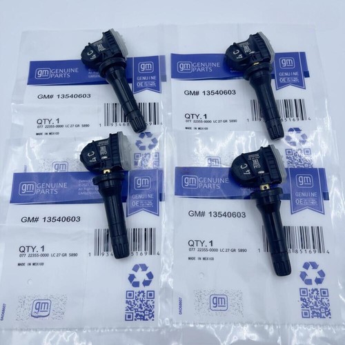 Set Of 4 ACDelco TPMS Sensors 13540603 For GM Vehicles - 433MHz, 5 Year Warranty 11 thumbnail image
