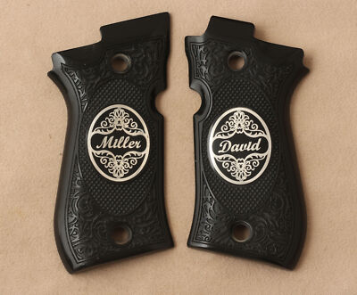 KSD Marke Beretta 81F, 81 FS, 84 F, 84 FS, 84 Cheetah Black Acrylgriff