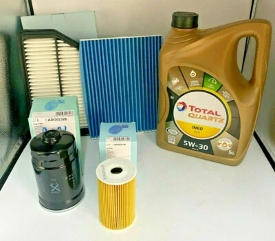 BLUE PRINT KIT TAGLIANDO 5 LITRI TOTAL 5W30 HYUNDAI IX35 KIA SPORTAGE III 1.7 CRDi