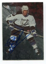 1998-99 Be A Player Rob Zamunger Signed Card Hockey Autograph AUTO #132 Nagano
