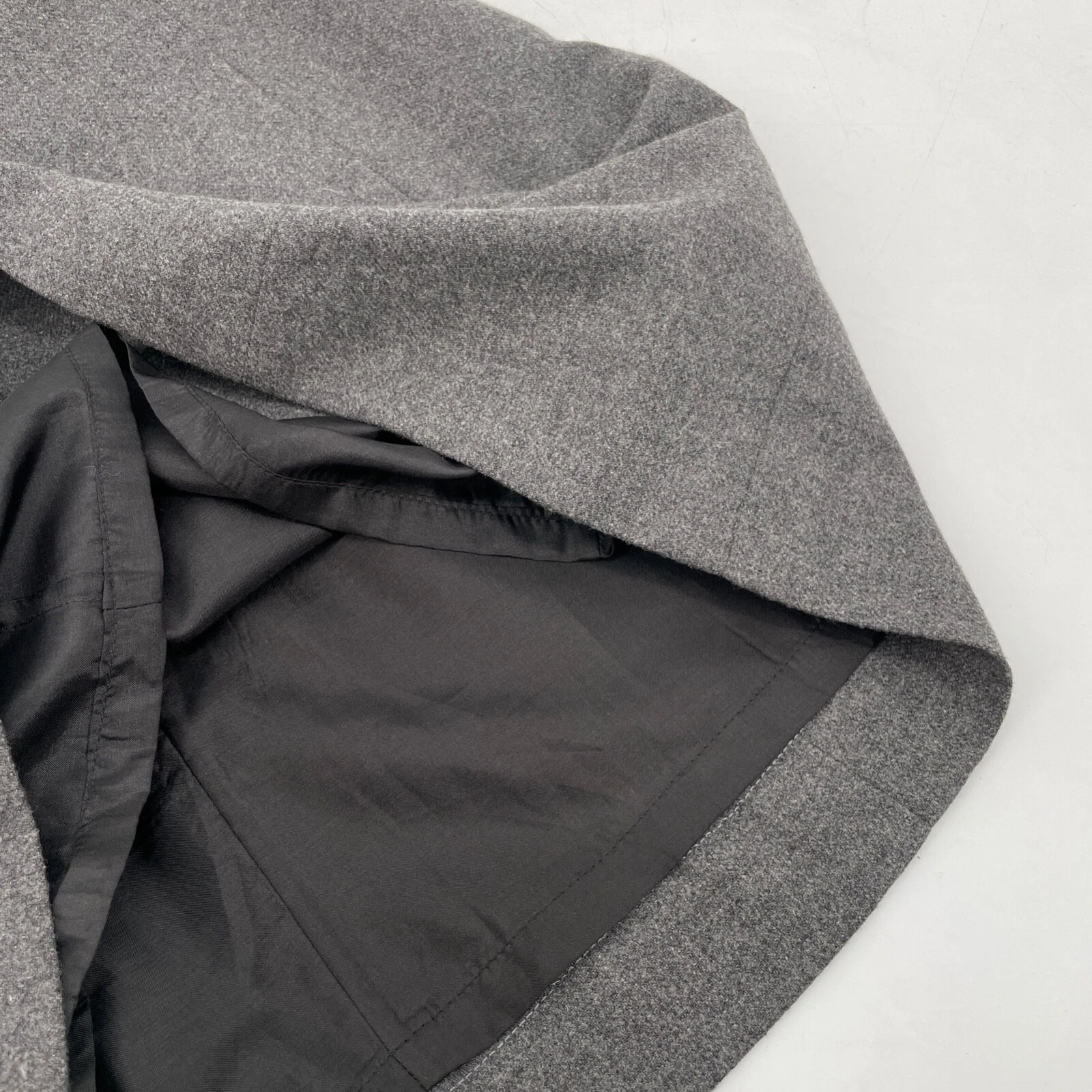 Abito donna Kate Spade taglia 6 grigio misto lana Marti aderente e svasato fiocco $428 linea A