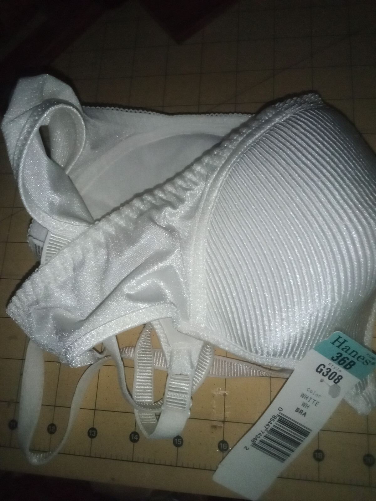 Hanes 36b g308 White Bra Lined T Shirt Bra eBay