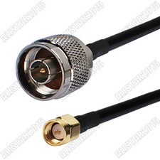 2M N-Type Male Plug to SMA Male RG58 RF Pigtail Coaxial Cable For Wifi Antenna