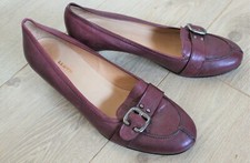 Lloyd genuine leather burgundy heel shoes, UK6, never worn!
