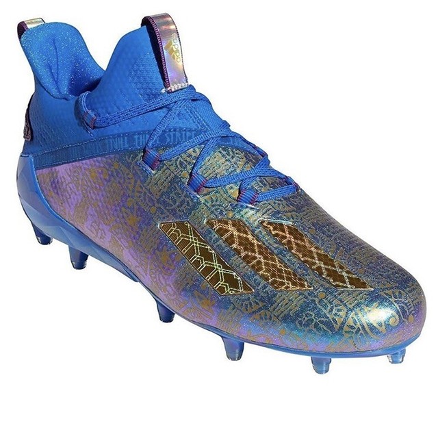 adidas football cleats blue and gold