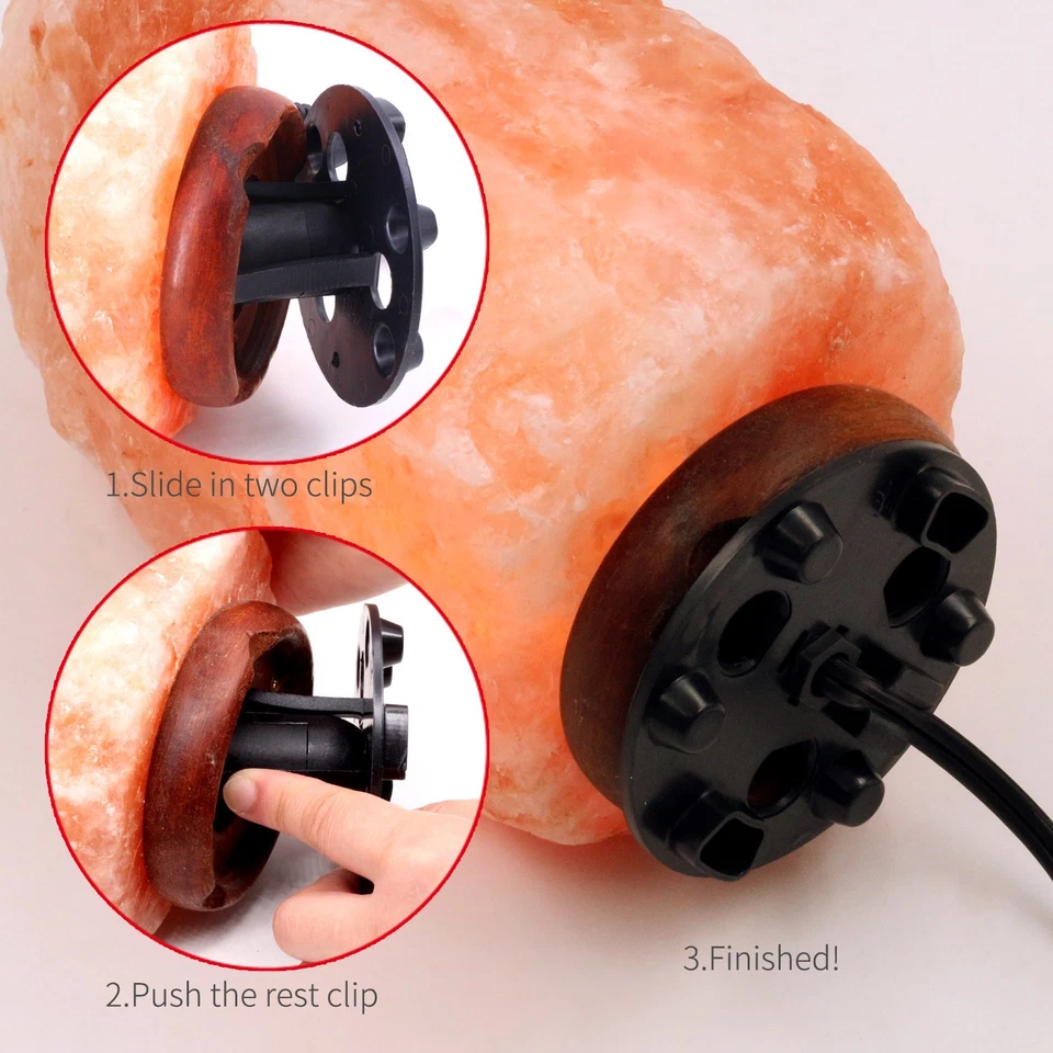 Betus Salt Lamp Cord with Dimmable Switch and Base Assembly - Power Cord - Image 4 of 4