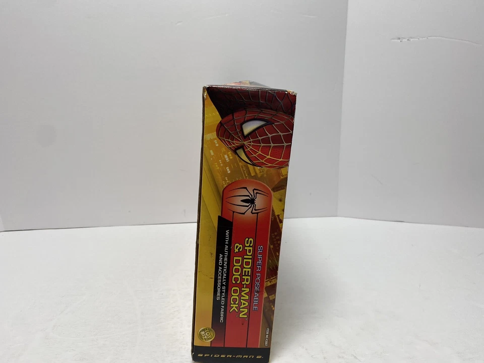 Juego de coleccionista Super Poseable Spider-Man & Doc Ock 12" Spider Man 2 2004 Toy Biz Foto 3 de 4